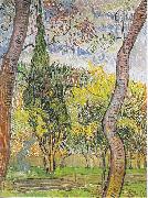 Vincent Van Gogh Garden of the Hospital Saint-Paul oil painting reproduction